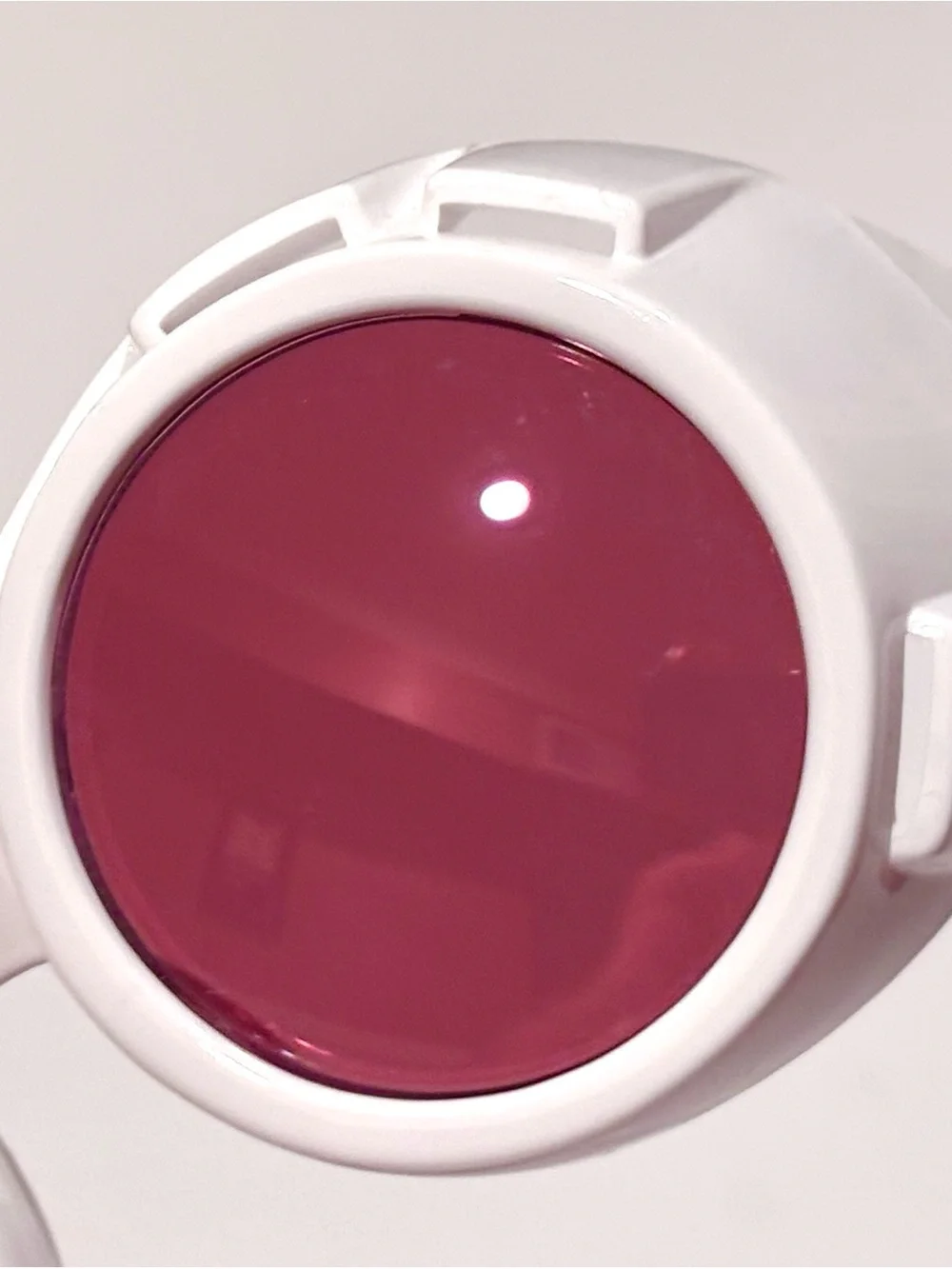 Party City ‘Willy Wonka’ White Frame Sunglasses with Red Lenses